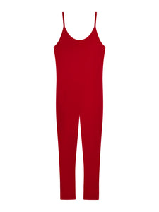 Burgundy Tight Fitted Jumpsuit