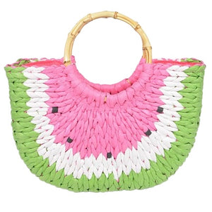 Watermelon Straw Bag