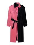 Pink and Black Coat