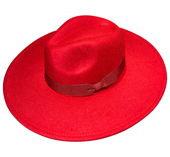 Red Fedora Hat