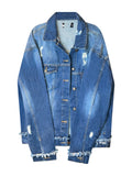 Oversized Distressed Jacket