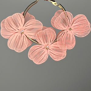 Gold Flower Earrings