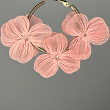 Gold Flower Earrings