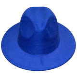 Blue Red Bottom Fedora Hat