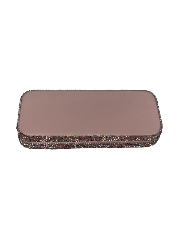 Pink Rhinestone Eyewear Case