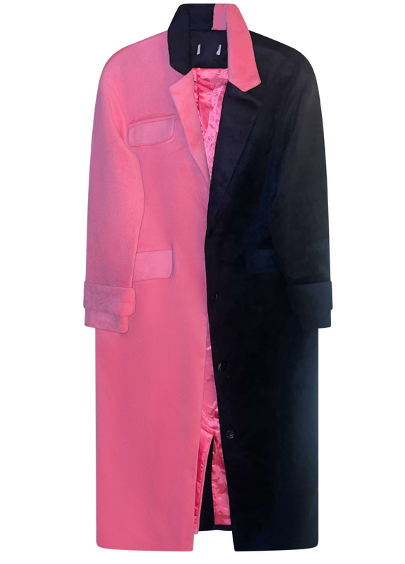 Pink and Black Coat