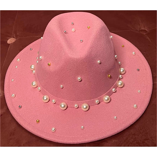 Pink Pearl Fedora