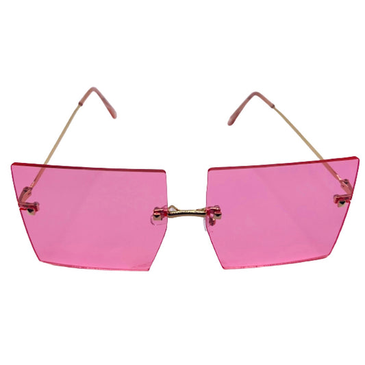 Pink Square Sunglasses