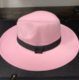 Pink Fedora Hat