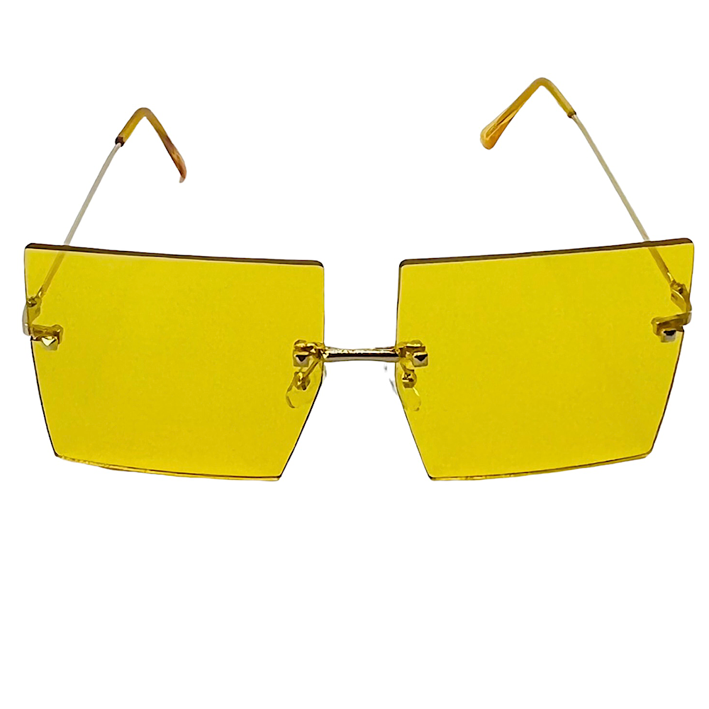 Yellow Square Sunglasses