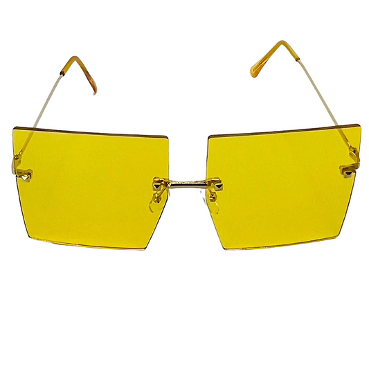 Yellow Square Sunglasses