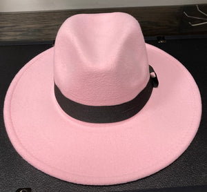 Pink Fedora Hat