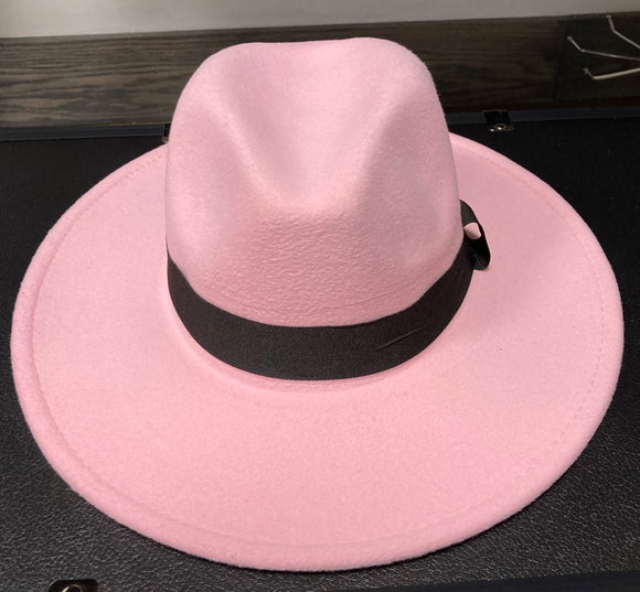 Pink Fedora Hat